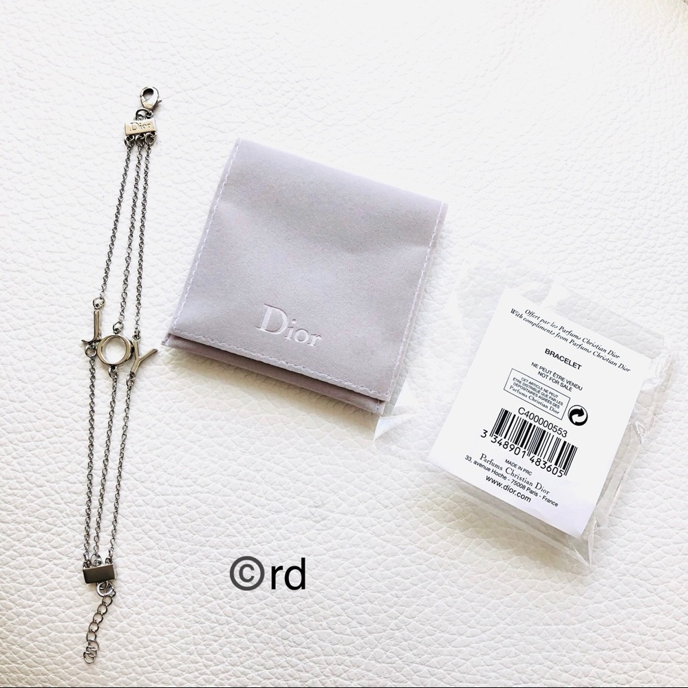 New Dior JOY Silver tone Bracelet